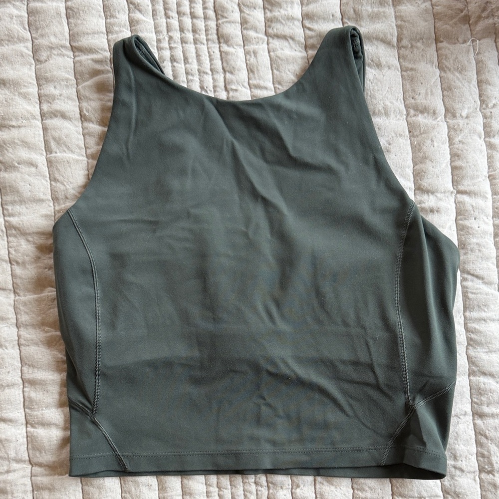 lululemon athletica Dark Green Tank Top